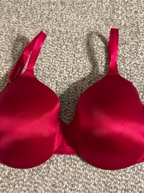 Bali Underwire T-Shirt Bra Smooth Molded Cup Red/Berry 36DD